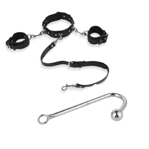 Elegant and with Collar Anal 5334 Cuffs Hook Beaded 0530